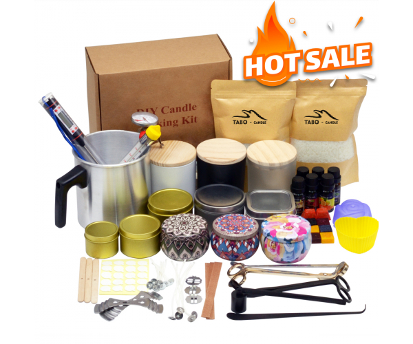 Heißer Verkauf Großhandel Komplette Kunst- und Handwerkswerkzeuge Einschließlich Kerzengläser Custom DIY Candle Making Kit Supplies - foto Nr. 1