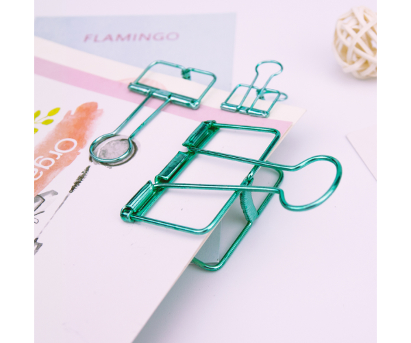 Office supplies and stationery hollow binder clips - photo 3 - photo №1