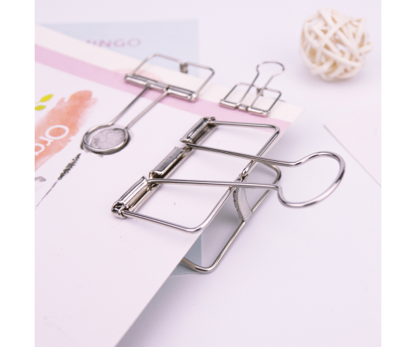 Office supplies and stationery hollow binder clips - photo 1 - photo №1