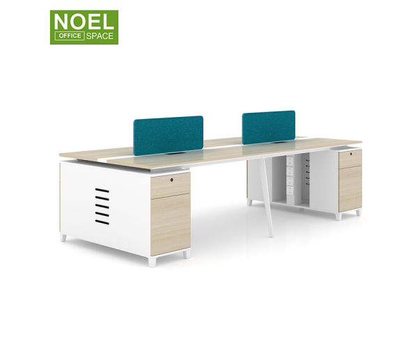 Modern Office Furniture China 4 people office desk workstation office partitions table workstation - photo 2 - photo №1
