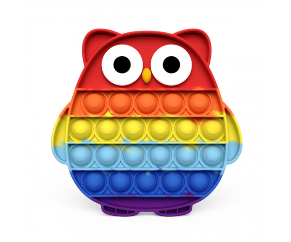 2021 Animal Rainbow Color Poke and Pop Fidget für Büropersonal und besondere Bedürfnisse von Kinderschulkindern - foto 3 - photo №1