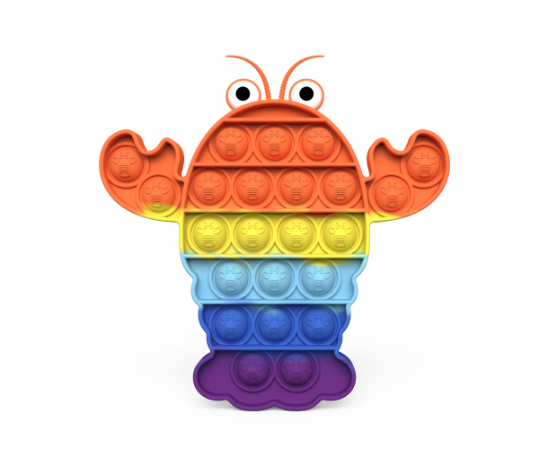 2021 Animal Rainbow Color Poke and Pop Fidget für Büropersonal und besondere Bedürfnisse von Kinderschulkindern - foto 2 - photo №1