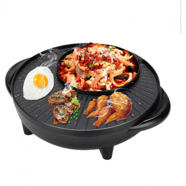 A popular Korean multifunctional non stick electric barbecue grill with Hot pot 5.01 Reviews 1 buyer - photo Nr. 1