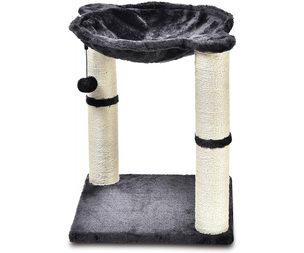 Amazon Basics Cat Condo Tree Tower with Hammock Bed and Scratching Post - photo 3 - photo №1