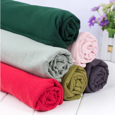 Washed linen cloth Chinese style Bamboo fiber fabric Fold crepe linen for dress trousers summer T-shirt curtain 130*50cm - photo Nr. 1