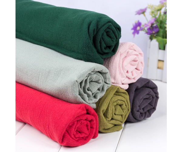 Washed linen cloth Chinese style Bamboo fiber fabric Fold crepe linen for dress trousers summer T-shirt curtain 130*50cm - photo Nr. 1