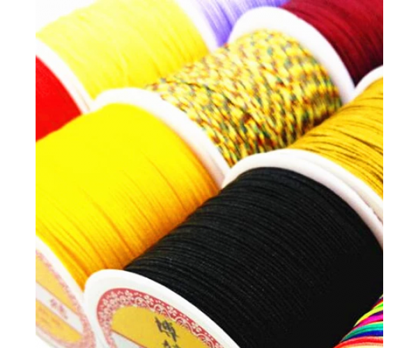 10Meters/lot 0.8mm Nylon Cord Thread Chinese Knot Macrame Cord Bracelet Braided String DIY Tassels Beading String Thread - photo 1 - photo №1