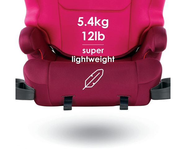 Diono Cambria 2 Latch, 2-in-1 Belt Positioning Booster Seat, High-Back to Backless Booster XL Space & Room to Grow, 8 Years 1 Booster Seat, Pink - photo 4