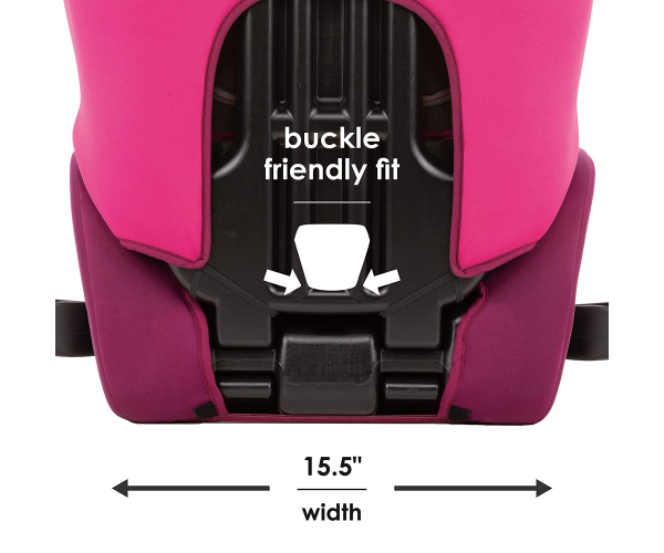 Diono Cambria 2 Latch, 2-in-1 Belt Positioning Booster Seat, High-Back to Backless Booster XL Space & Room to Grow, 8 Years 1 Booster Seat, Pink - photo 3