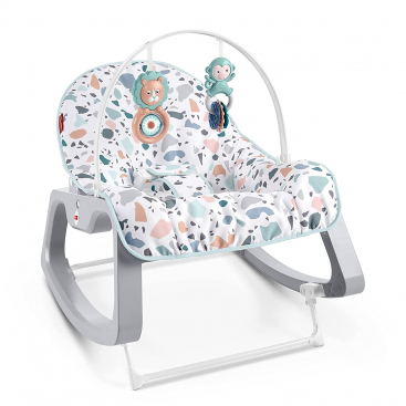 Fisher-Price Infant-to-Toddler Rocker - Pacific Pebble, Portable Baby Seat, Multi - photo Nr. 1