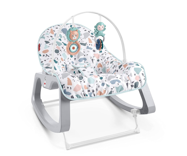 Fisher-Price Infant-to-Toddler Rocker - Pacific Pebble, Portable Baby Seat, Multi - photo Nr. 1