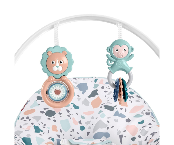 Fisher-Price Infant-to-Toddler Rocker - Pacific Pebble, Portable Baby Seat, Multi - photo 4 - photo №1