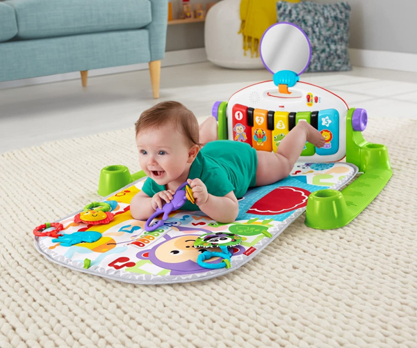 Fisher-Price Deluxe Kick 'n Play Piano Gym, Green, Gender Neutral (Frustration Free Packaging) - photo 5 - photo №1