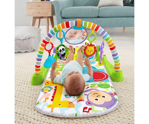 Fisher-Price Deluxe Kick 'n Play Piano Gym, Green, Gender Neutral (Frustration Free Packaging) - photo 9 - photo №1