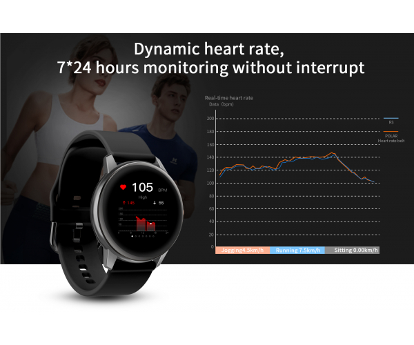Neue Sportaufzeichnung Smart Watch kompatible IOSs & Android Wear Watch GPS Smart Watch - foto 5