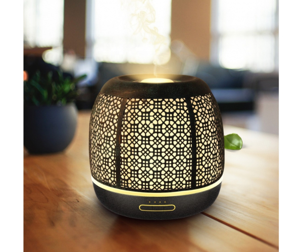 Hot sale new design iron music 500ml bluetooth aroma diffuser with essential oil - photo 3 - photo №1